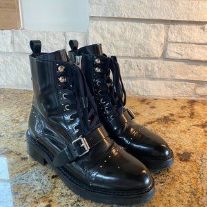 All Saints Combat Boots (size 6/EU 36)